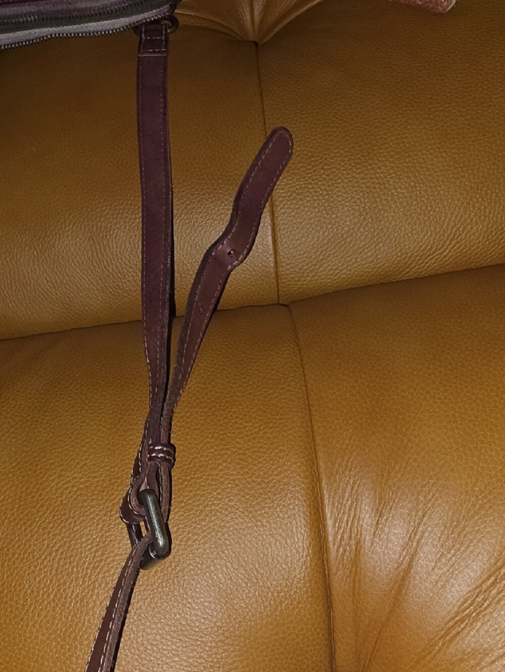 Pol Studded Burgundy Maroon Wine Leather Crossbody Bag - Picture 13 of 15